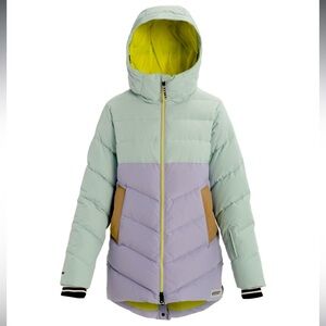 Burton Loyle Down Women’s Snowboarding Skiing Pastel lavender mint green jacket